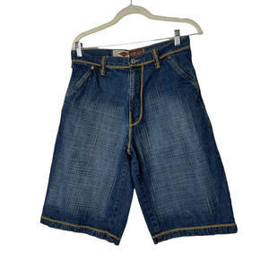 Evolution Jeans Men's Shorts with Orange Stitching Size 32